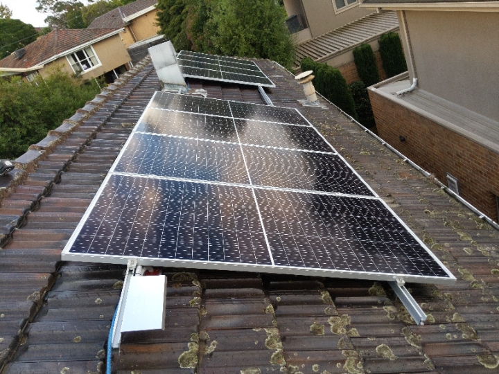 solar installation images