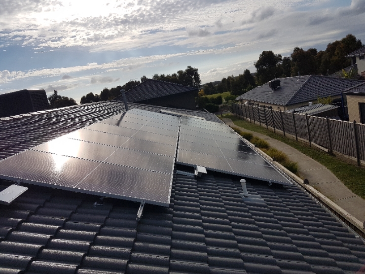 solar installation images