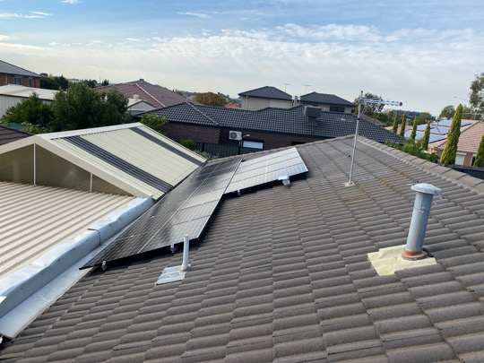 solar installation images