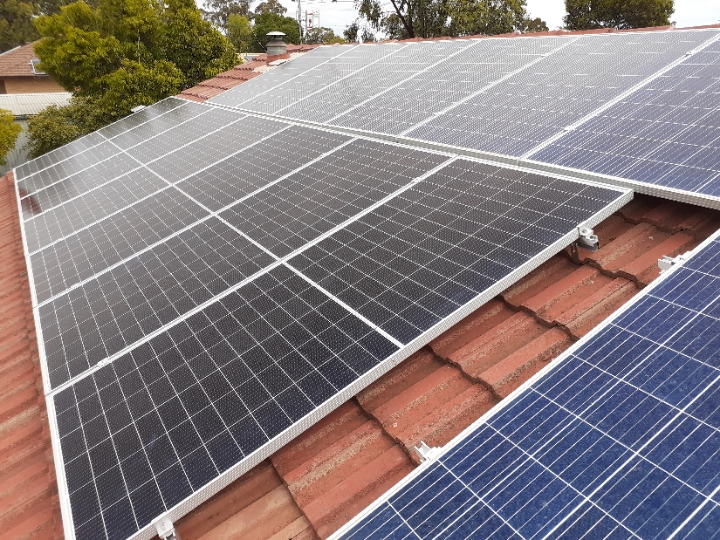 solar installation images