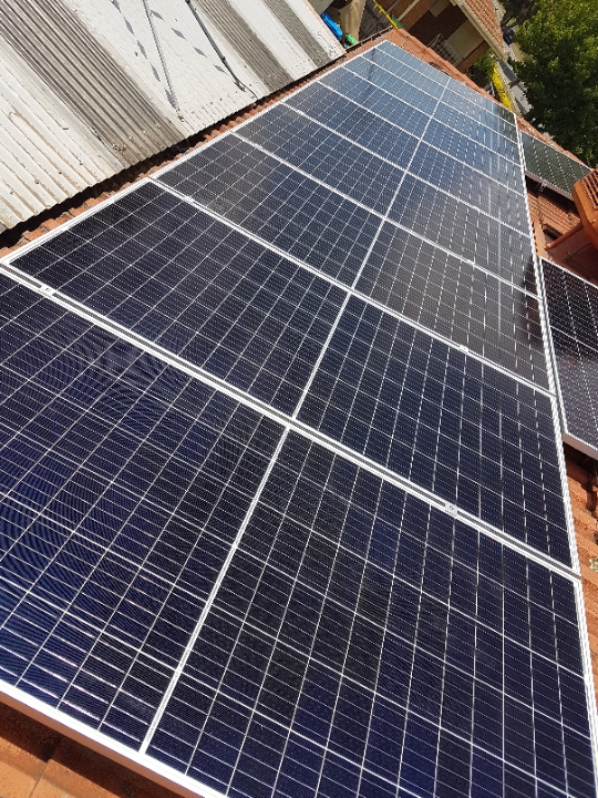 solar installation images