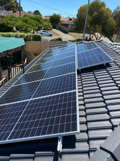 solar installation images