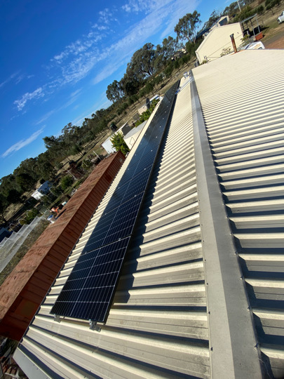 solar installation images